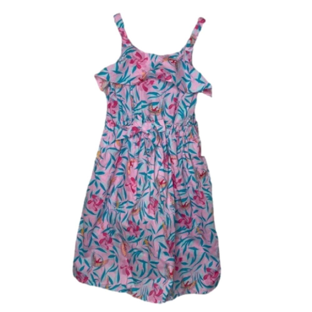 Jessica Simpson Girls Hawaiian Floral Print Dress Size 4T NWT